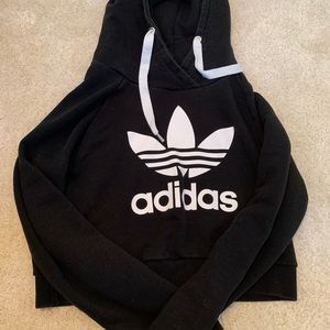 Adidas cropped hoddie